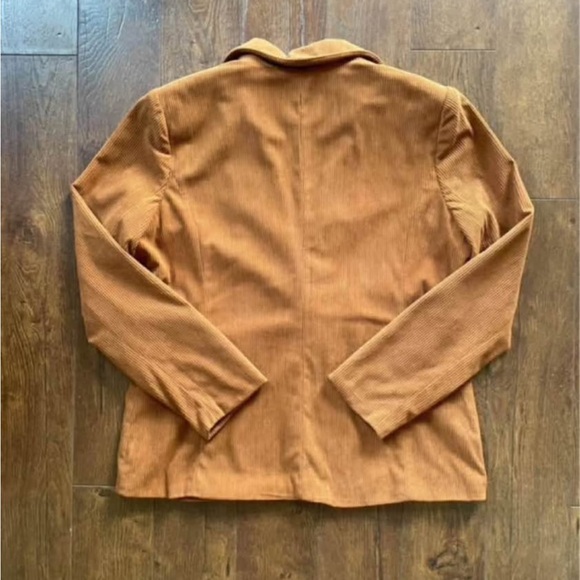 Anthropologie Large Brown Corduroy Blazer Jacket - Picture 5 of 6